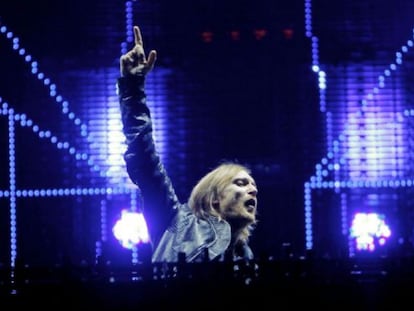 El 'dj' francés David Guetta en Rock in Río.