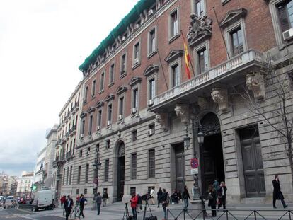 Ministerio de Hacienda, en Madrid.