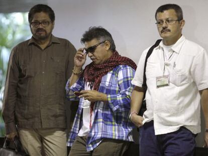 Negociadores de las FARC, en La Habana.