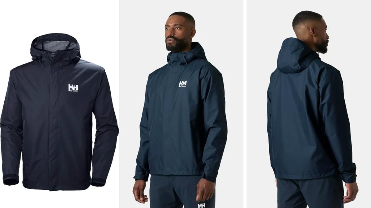 Chaqueta impermeable Seven J para hombre.