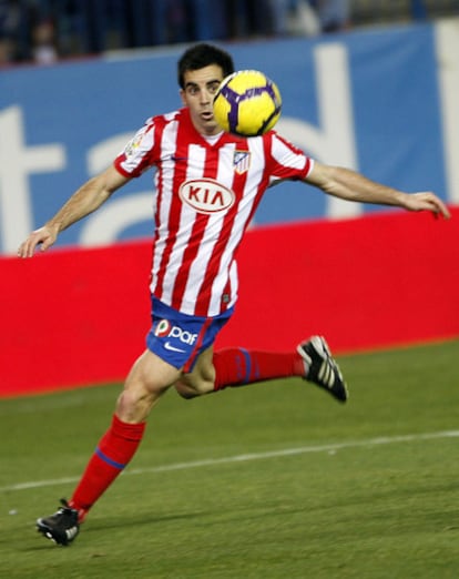 Jurado, en un encuentro contra el Málaga.