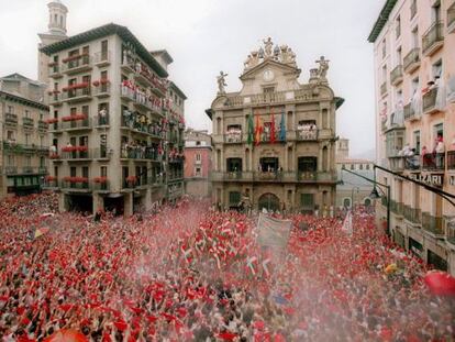 Tradicional chupinazo de San Fermín