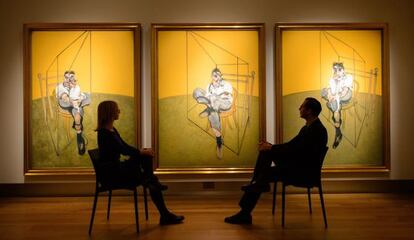 &#039;Tres estudios de Lucian Freud&#039;, de Francis Bacon. 