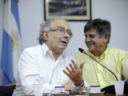 Adolfo P&eacute;rez Esquivel y Carlos Slepoy.