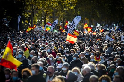 La manifestación de este sábado en la capital ha venido precedida, el miércoles, por concentraciones de policías a las puertas de las delegaciones y las subdelegaciones del Gobierno.