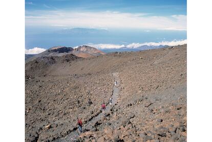 El parque nacional de las Cañadas del Teide, en la isla de Tenerife (Canarias).