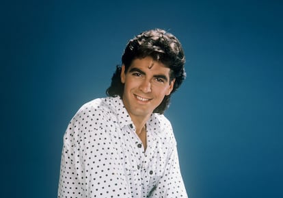 Imagen promocional de un joven George Clooney en la serie 'The Facts of Life', en los años ochenta.