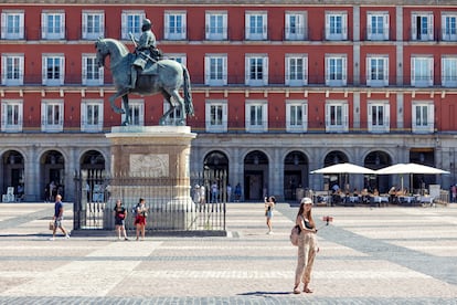 Plaza Mayor, en Madrid.