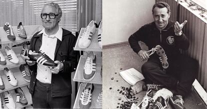 Los hermanos Dassler. 

Una disputa entre los zapateros alemanes Adolf 'Adi' y Rudolf 'Rudi' Dassler dividió no solo a los hermanos, sino también a la ciudad en la que vivían y fabricaban su ropa deportiva. Los Dassler comenzaron su negocio juntos en la década de 1920, pero una mera falta de comunicación durante un ataque aéreo de la Segunda Guerra Mundial provocó su distanciamento total y el inicio de Puma y Adidas. La leyenda dice que Adi y su familia se escondieron en el refugio antiaéreo familair donde también se escondían Rudi y los suyos. Adi, por lo visto, dijo: "Los sucios bastardos han vuelto", refiriéndose a las fuerzas aliadas, pero Rudi interpretó que se refereía a él y su familia. Apenas cinco años después, los hermanos dividían la empresa en la marca Adidas de Adi y Puma de Rudi. La rivalidad continuó durante más de 60 años, ya que las empresas de Dassler se ganaron la lealtad de diferentes atletas, celebridades e incluso de sus compañeros de la ciudad alemana.