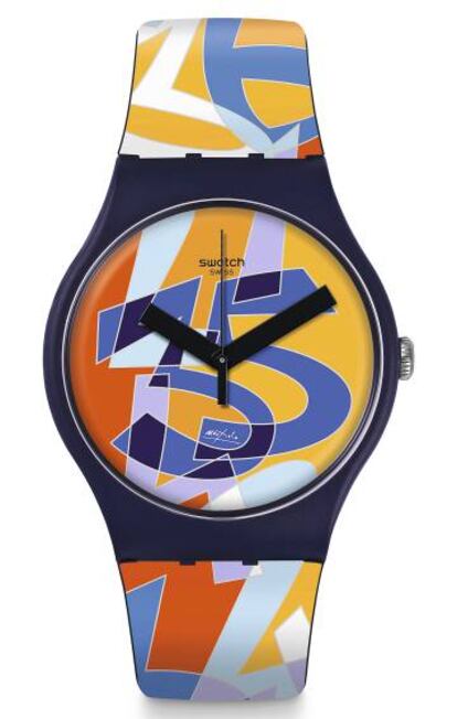 Swatch cumple 35 años y lo celebra con un reloj conmemorativo en colaboración con el artista Ugo Nespolo.