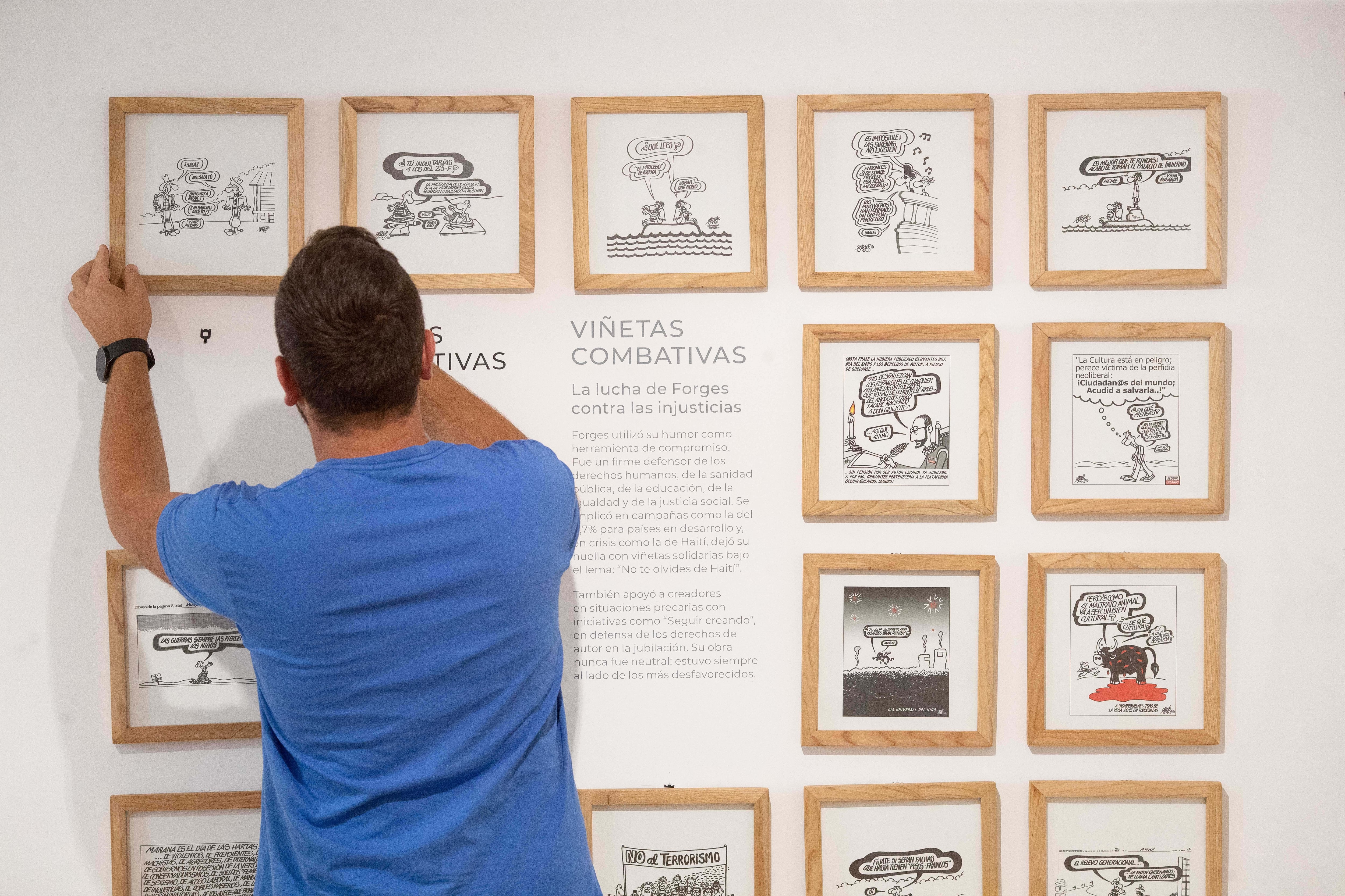 A Fonsagrada ríe a Forges, el genio que no se olvidó ni de Haití ni del pueblo de su padre