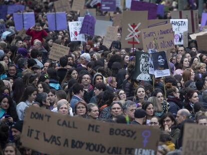 El Día de la Mujer, en imágenes: las manifestaciones del 8-M en España