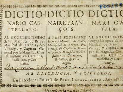 Diccionario de Pere Lacavalleria (1642), de una sociedad catalana dinámica.