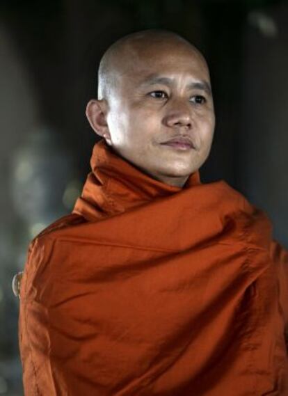 Ashin Wirathu, líder de los budistas de Myanmar.