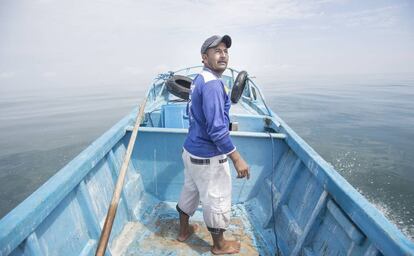 Un pescador de Manta, Ecuador. 