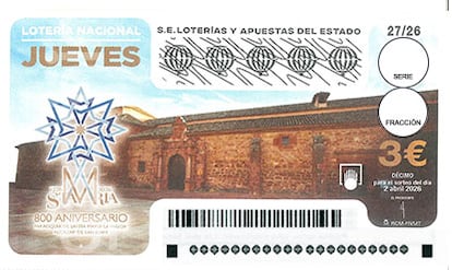 Décimo de Lotería Nacional del jueves 2 de abril de 2026