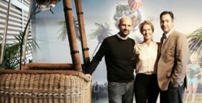 Socios de Gamelearn, empresa española con una cartera de 600 clientes.