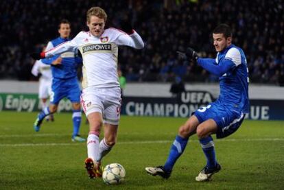 Andre Schürrle, en un partido de esta Liga de Campeones.