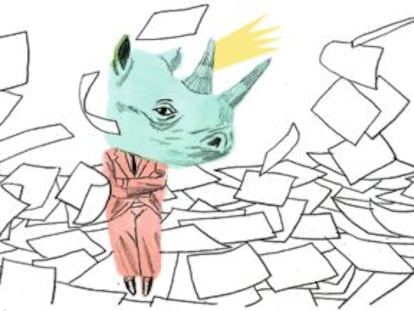 Piel de rinoceronte o desdén