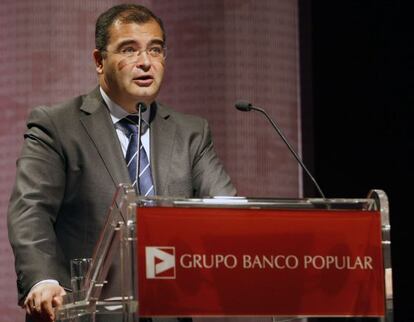 El presidente del Banco Popular, Angel Ron.