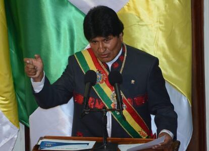 El presidente de Bolivia, Evo Morales.