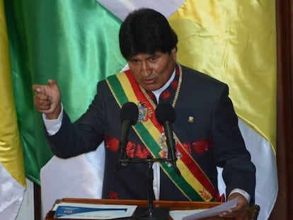 El presidente de Bolivia, Evo Morales.