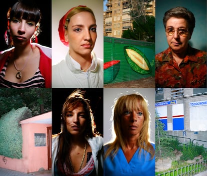 Retratos del proyecto 'Belleza de barrio' (2008) de Ricardo Cases.