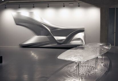 Vistas de la exposición Zaha Hadid. Beyond Boundaries, Art and Design en  Ivorypress