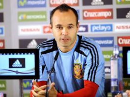 El centrocampista de la selección española, Andrés Iniesta. EFE/Archivo