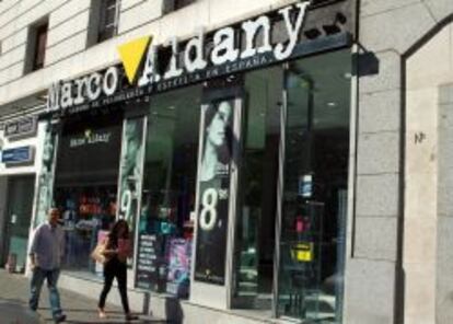 Peluquería de Marco Aldany en Madrid.