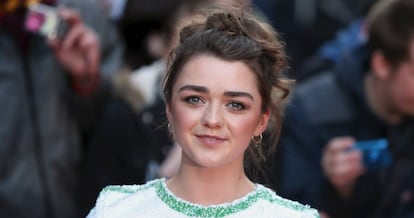 La actriz Maisie Williams, de 'Juego de Tronos'.