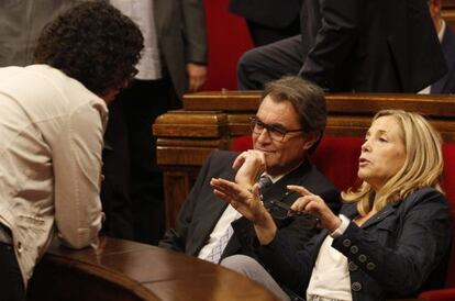 Artur Mas i Joan Ortega.