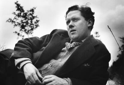 El poeta galés Dylan Thomas, en una imagen de 1946.