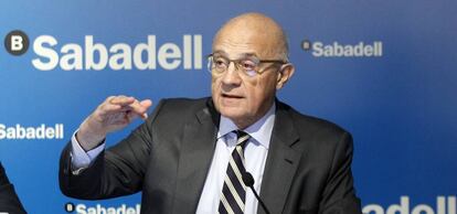 Josep Oliu, presidente de Banco Sabadell