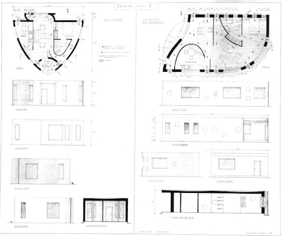 Casas del viento, 1986-1987.