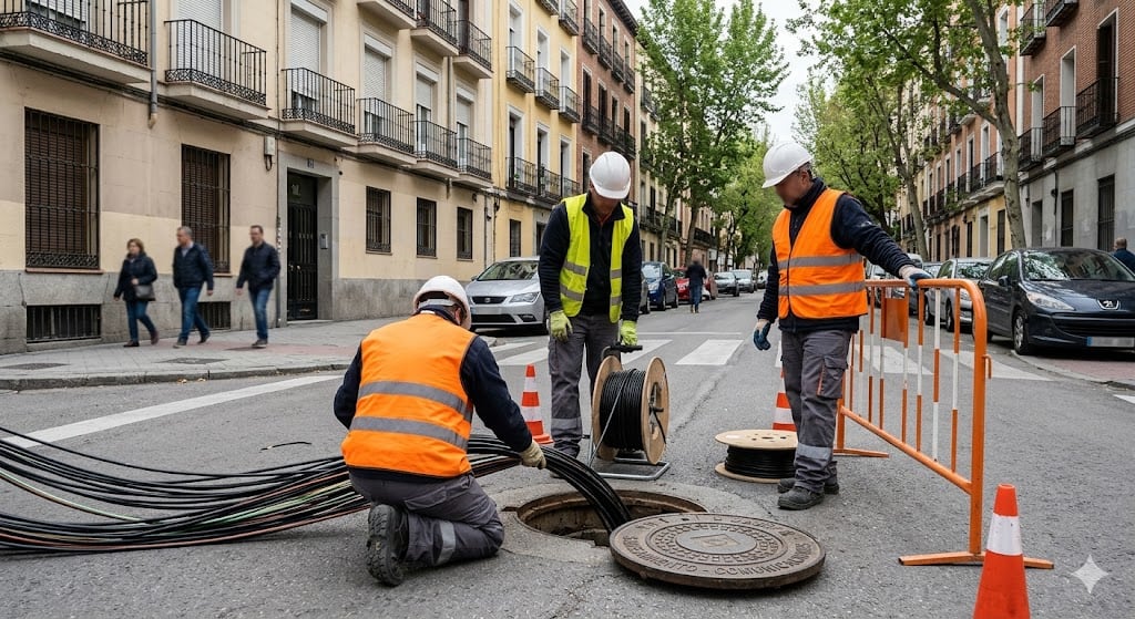 Telefónica recurre la multa de Competencia por impedir el acceso a sus conductos  