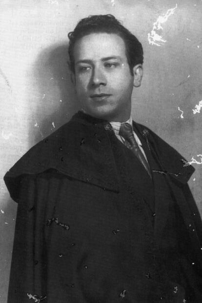 El Maestro Guerrero, en una fotografía procedente del archivo familiar.