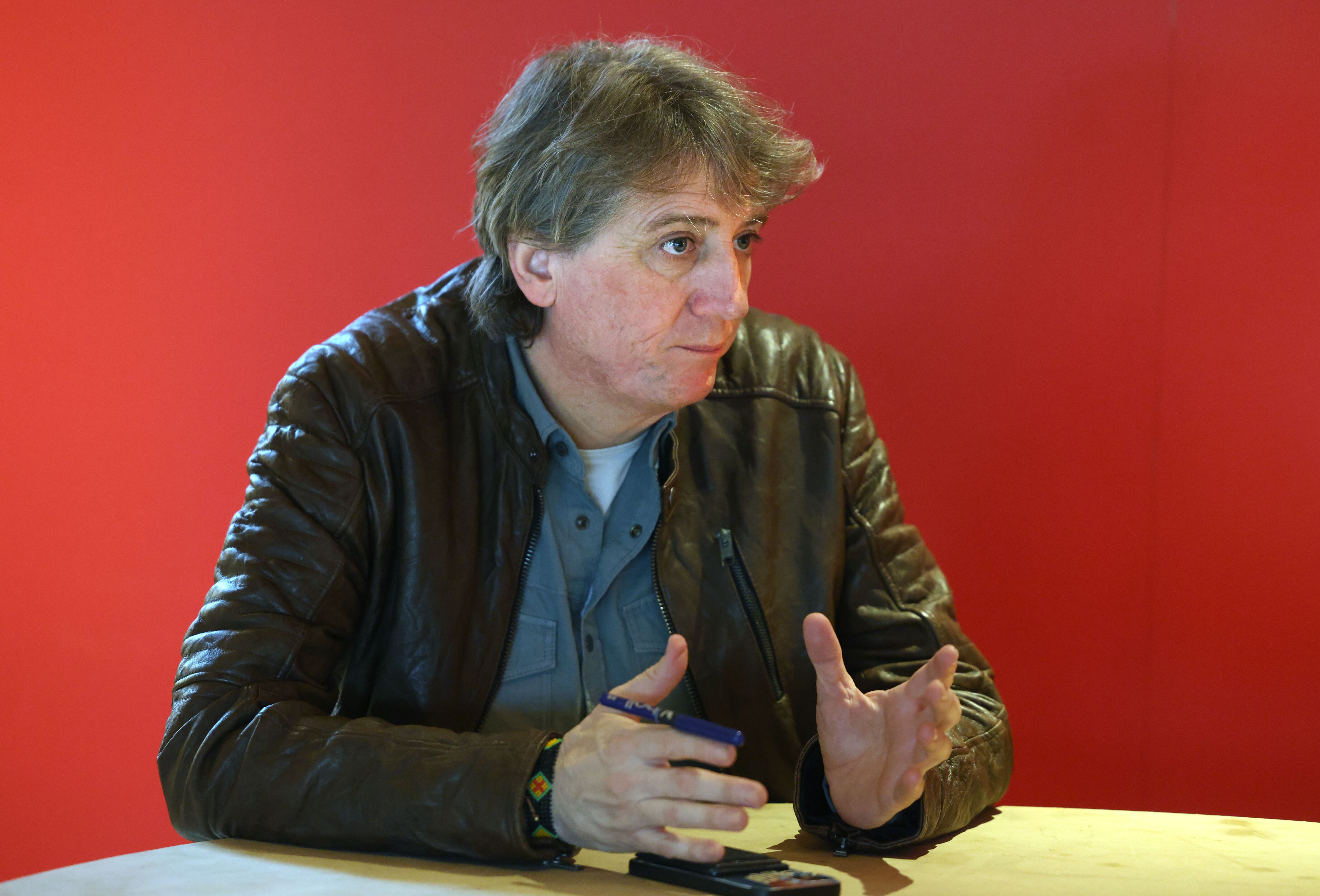 Carlos Martínez, durante la entrevista. 
