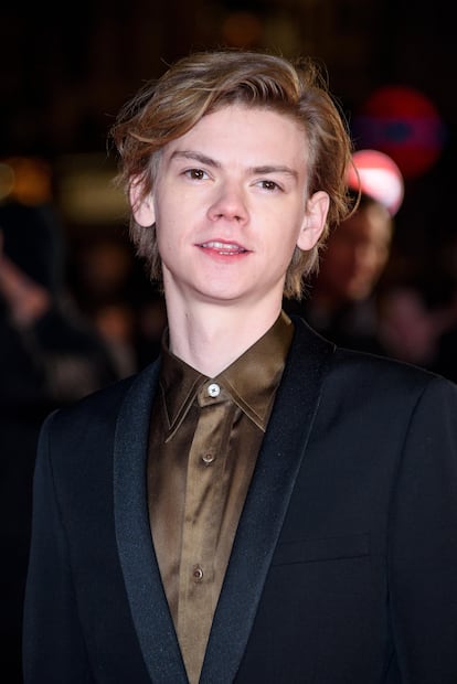 Thomas Brodie-Sangster at the premiere of a 'Maze Runner' film in London on June 22, 2018.