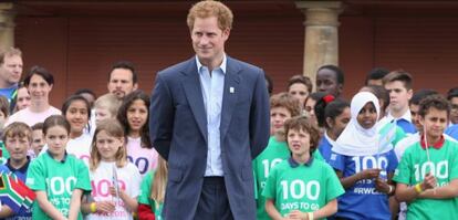 Enrique, en la presentación de la Rugby World Cup en Londrez.