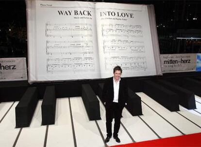 Hugh Grant, durante la presentación de su película &#39;Music and Lyrics&#39; en Berlin