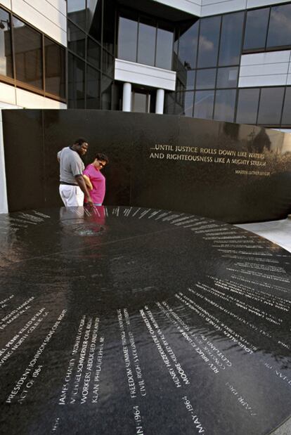 Monumento conmemorativo de Maya Lin en Montgomery.