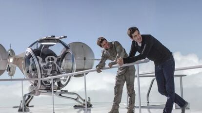 En el plató de 'Oblivion', Tom Cruise y Joseph Kosinski