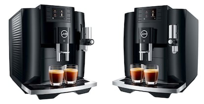 La Jura E8, que pertenece a la gama de las cafeteras superautomáticas, saca el máximo aroma del grano de café molido