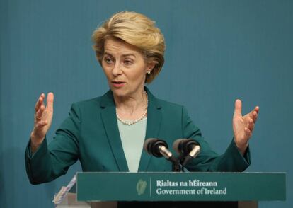 La presidenta de la Comisión Europa, Ursula von der Leyen.