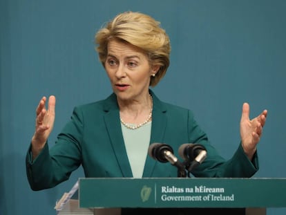 La presidenta de la Comisión Europa, Ursula von der Leyen.