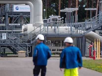 Instalación del gasoducto Nord Stream. 