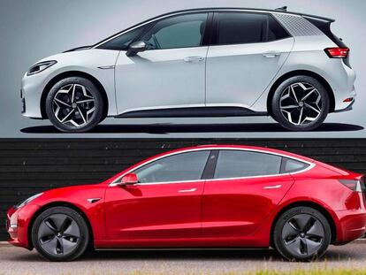 Tesla y Volkswagen se lanzan a la carrera por ser los primeros en lanzar un coche eléctrico asequible