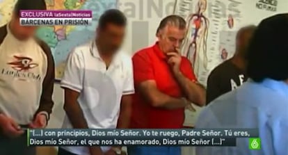 Imagen de Bárcenas en la cárcel, difundida 17 de septiembre por la Sexta.