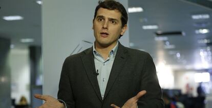 Albert Rivera, este martes en el Congreso.